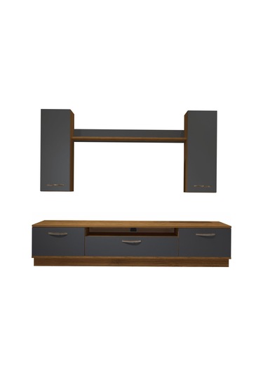 Decoraktiv Trendstyle 5d Mdf Tv Ünitesi Tv Sehpası Pera - Antrasit
