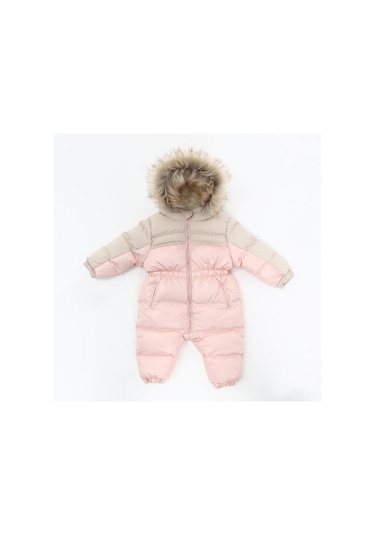 Benitto Kids Kız Bebek Pembe Astronot Tulum Pembe