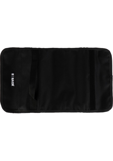 Multi Kalem Kutusu 4 Şeffaf Fermuarlı Bölüm Roll Case Siyah Siyah