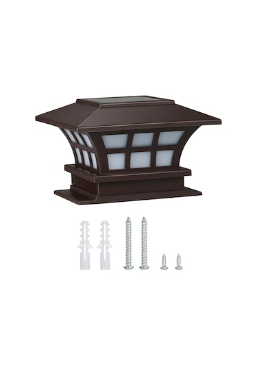 1w Güneş Enerjili Enerji Led Bahçe Yard Baba Sütun Işık Dış Mekan Lambası Hassas Işık Kontrolü