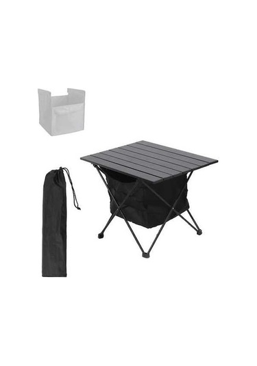 Bloomnest Ve Taşınabilir Tasarım Renkli Piknik, Masa Kompakt Katlanır Kamp, İçin Hafif Çok Barbekü Balıkçılık Alüminyum & Sn Çok Renkli, Pratik Kamp Ekipmanı Çok Renkli