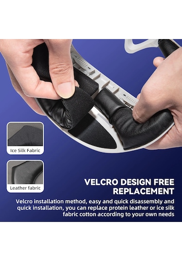 Pıco 4 Hibloks Vr Gözlük Yüz Yastığı Genişletilmiş Nefes Alabilir Koruyucu Ped İçin, Özellik: 2 Adet Pu Pamuk