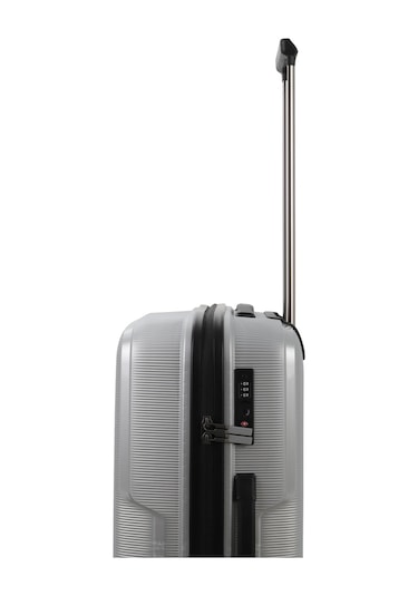 Baggaj V2408 Policarbon Valiz Siyah Set Grey