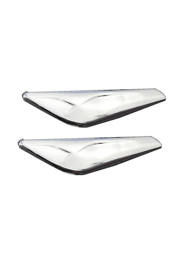 Skycity Bmw X3 X4 F25 F26 İçin Plastik Gümüş Renkli Fender Yön Belirti Işığı Kapağı Parça No:51117338569