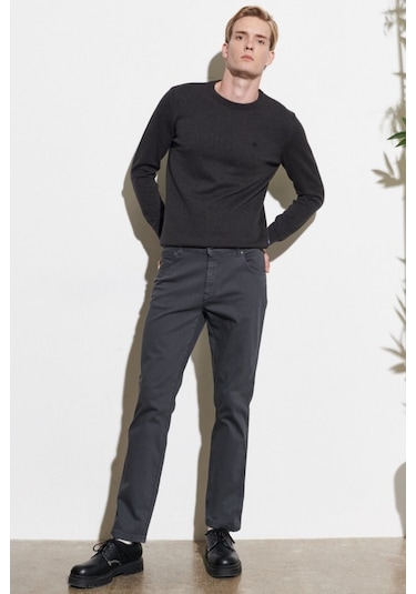 Wrangler Texas Slim Fit Erkek Jean Pantolon W12s004003 Antrasit