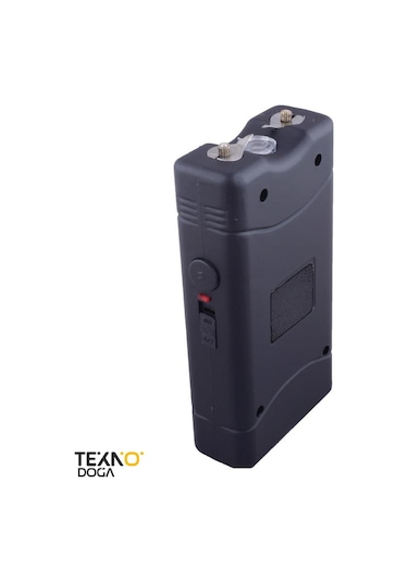 Elektro Fener Şarjlı TYPE 800 Taşıma Kılıflı Siyah