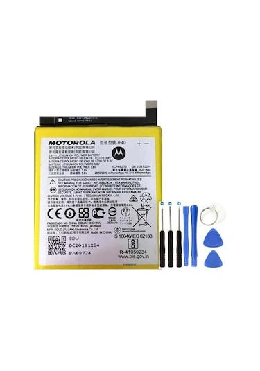 Motorola P30 Play Xt1952 Je40 Pil Batarya ve Tamir Seti