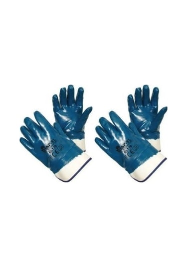 Nalburkent Bay-el El170 Nitril Kaplama İş Eldiveni 10 Beden Petrolcü Sıvacı 2 Çift