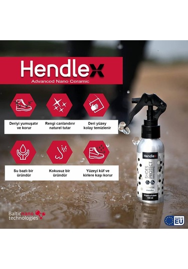 Hendlex Deri Ayakkabı Parlaklığını Koruma Sprey 100ml
