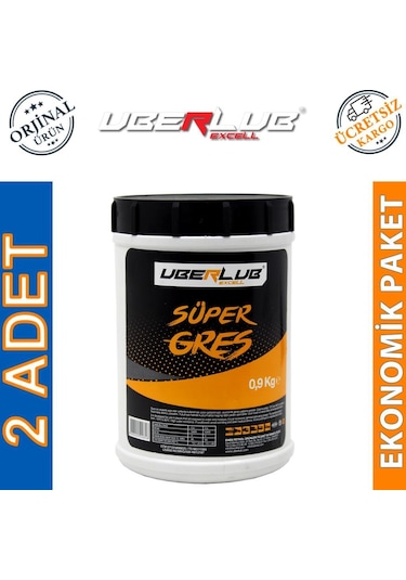 Uberlub Excell Gres Lityum Sabunlu Beyaz Gres 2 x 900 G