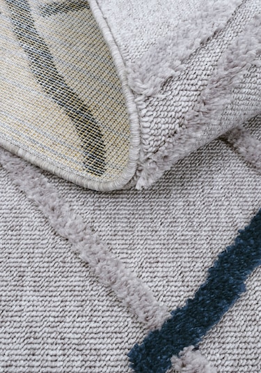 Cool Halı Palazzo Gri Mutfak Halısı Yumuşak Bukle Tezgah Önü Leke Tutmaz Kabartmalı İskandinav Halı