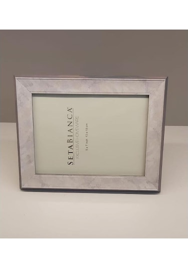 Seta Bianca 13 X 18 Cm Çerçeve Gri Sedef