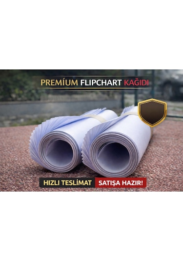 64x90 Cm Flipchart Kağıdı Askısız Düz Toplantı Ve Sunum Kağıdı 1 Adet