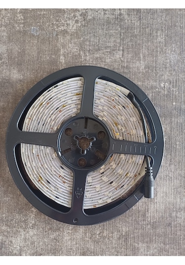 Yürüyen Şerit Led Akar Led 5 Metre Silikonlu Dış Mekan Beyaz Renk