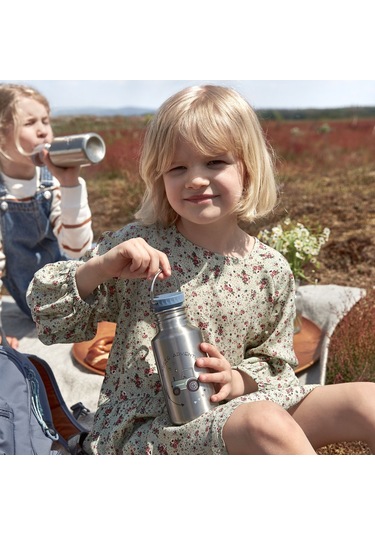 Lassig Adventure Çelik Matara Tractor 500ml Mavi