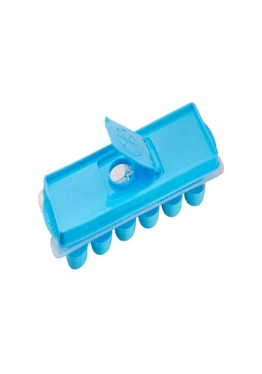 Silikon Tabanlı Buzluk Buz Kalıbı Kare Buz Kalıbı Doldur Kullan Mavi Viole Asorti