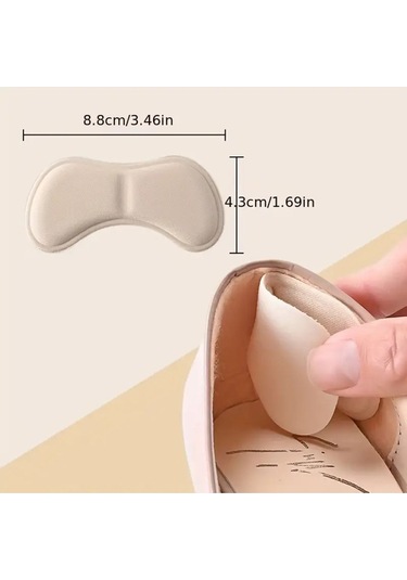 Kendinden Yapışkanlı Topuk Yastığı - Topuk Vurukları, Nasır Ve Kaymaları Önleyen Sürtünme Koruyucu