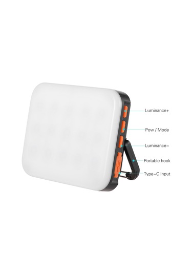 Andoer Ly-01 Rgb Fotoğrafçılık Lambası Led Dolgu Işığı Siyah Siyah