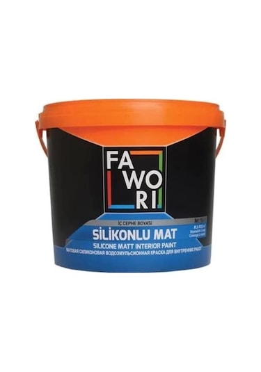 Fawori Silikonlu Mat İç Cephe Boyası 15 L