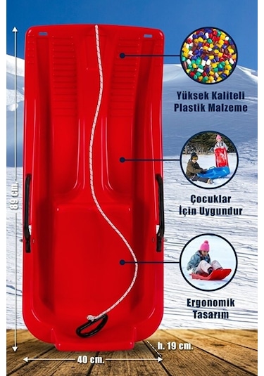 Frenli Kızak Kırmızı