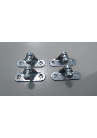 Paslanmaz 316 4 Adet Braket Bağlantı Aparatı Amortisör-dolap Krom