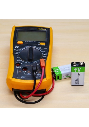 Novahub E15507-2 C Tipi Bağlantı Noktası Şarjlı 9v Lityum Pil 2 Kullanışlı Versiyon, 2 Battery