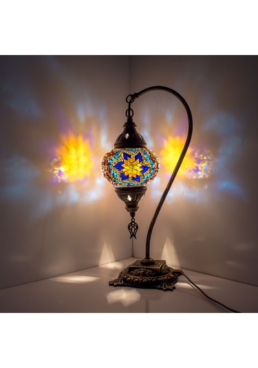 Dekoratif OSMANLI DESENLİ DEKORATİF ABAJUR GECE LAMBASI