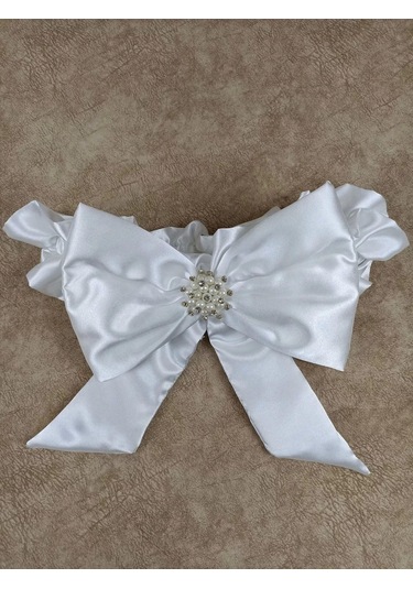 Yenidoğan Pırıltı Nakış Detaylı Lüks Kundak Bebek Battaniyesi Ekru Ekru