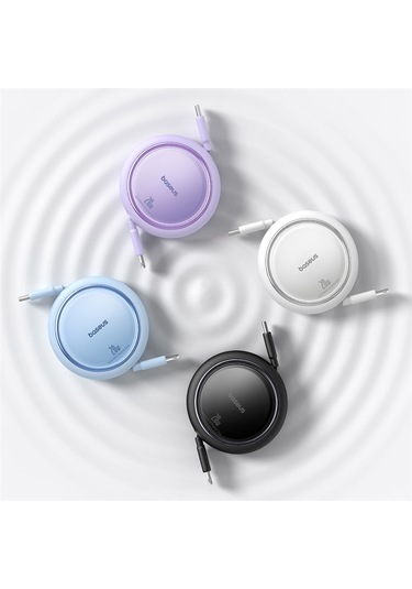 Baseus Free2pull 20w Usb-c To Lightning Kablo, Beyaz 100 Cm