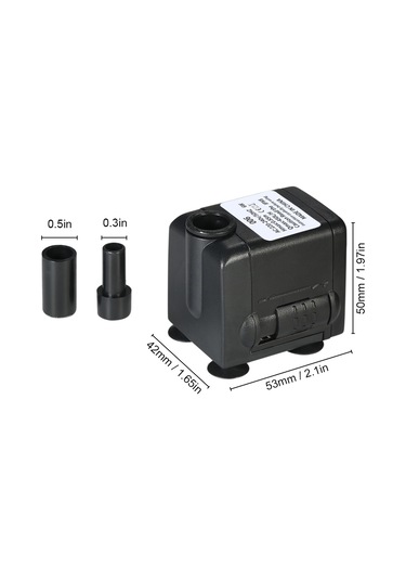 Water Strider 450 L - H 6 W Akvaryum İçin Masaüstü Dalgıç Su Pompası