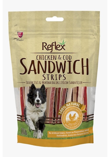 Reflex Köpek Ödül Maması 2 Lezzet 2x80gr Strıps-cubes