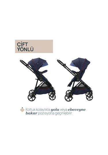 Chicco Seety Bebek Arabası Oxford Blue 04087097790000