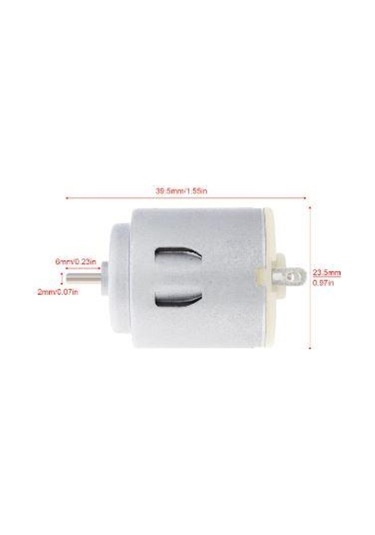 5 Adet Arduino R260 Micro 5v Motor 1.61w 12300 Rpm 2mm Şaft