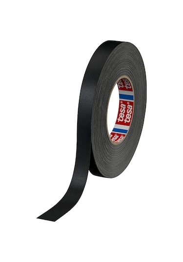 Tesa 4651 Premium Akrilik Kaplı Bez Bant Siyah 50 Mt X 25mm