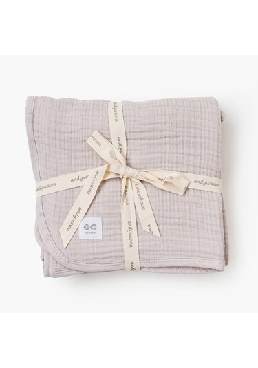 Bebek Battaniye Blanket 105x120 Muslin Home Ac25870 Bej