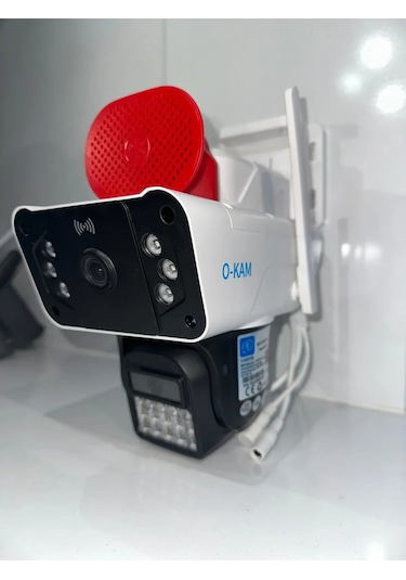 O-kam 3041 Sirenli Wifi 6mp Alarmlı Model Camera