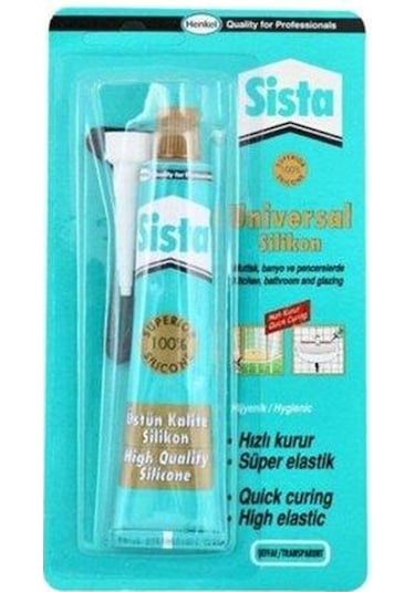 Sista Üniversal Silikon Şeffaf Tüp 50 G
