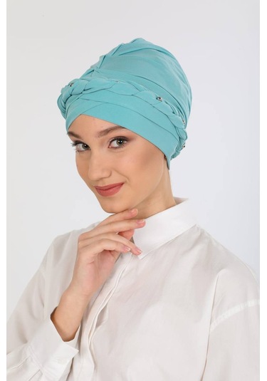 Örgü Taç Bone - Şık Ve Rahat Moda Aksesuarı Sdfpotb1001 Gümüş