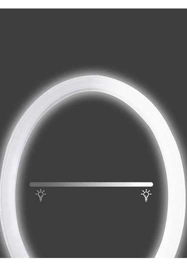 Unichrome Dokunmatik Led Işıklı Usb Girişli Yuvarlak Masa Üstü Makyaj Aynası