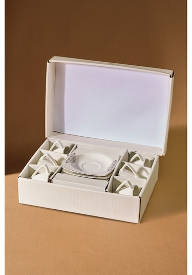 Karaca  Nazende 6 Kişilik Kahve Fincanı Takımı 80 ml