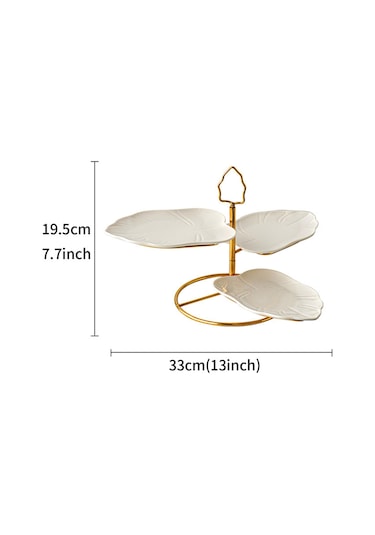 Suntek Magideal Cupcake Meyve Tatlısı Servis Tabakları Partiler Beyaz