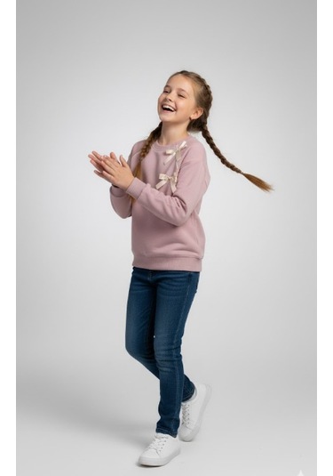 Kız Çocuk Sweat Cıc-4201-006 Gül Kurusu