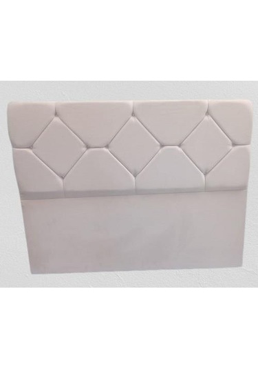 Dk Baklava Model Baby Face Kumaş El Yapımı Çift Kişilik Başlık Krem 150 CM