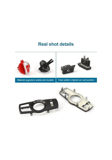 Novahub Bmw 5 Serisi 2010-2017 Far Anahtarı, Sol Kırmızı Düğme