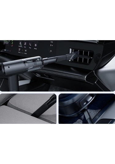 Wondernest 2025 Yükseltmesi Süpürgesi, Şarj Edilebilir Lichen Kablosuz Ev Süpürgesi, Güçlü Emiş, Büyük Araba Temizliği Wd Siyah