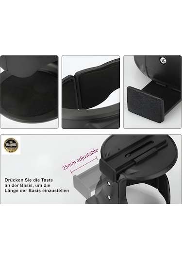 Peugeot 407 2003-2004-2005-2006-2007-2008-2009-2010 Ayarlanabilir Araç Bardak Tutucu