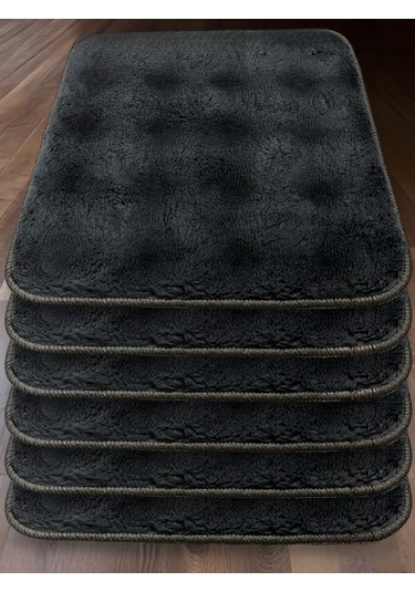 My Evilla Bubble Kaymaz Sandalye Minderi 6'lı 40x40 Antrasit