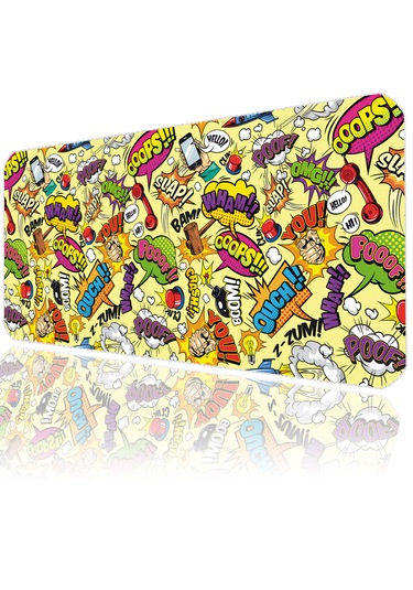 İlyuka Mousepad 90x40cm Büyük Boy Xxl Mp529040 Funny Figures