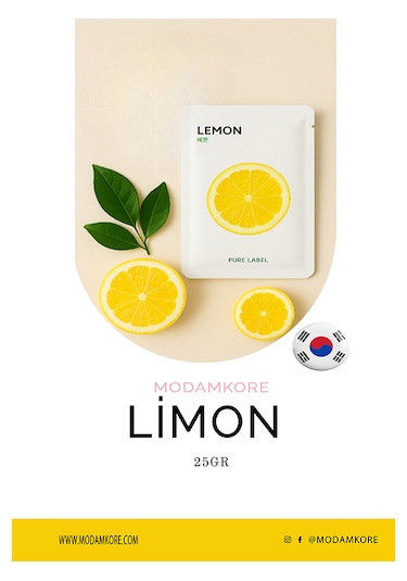 Modamkore Limonlu Kore Yüz Maskesi C Vitamini Aydınlatıcı