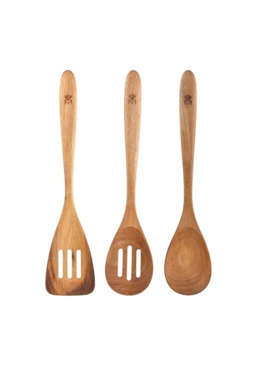 Masterpro Bgmp-4670 3'lü Mutfak Gereci Seti Ahşap